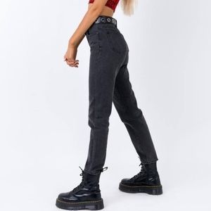 Princess Polly dark wash jeans